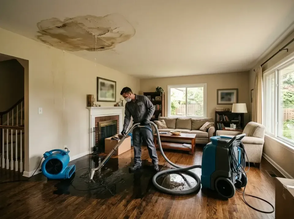 attic-pipe-burst-ceiling-drip-008 — frequently asked questions, Water Damage Restoration & Carpet Care in Carlisle, AR